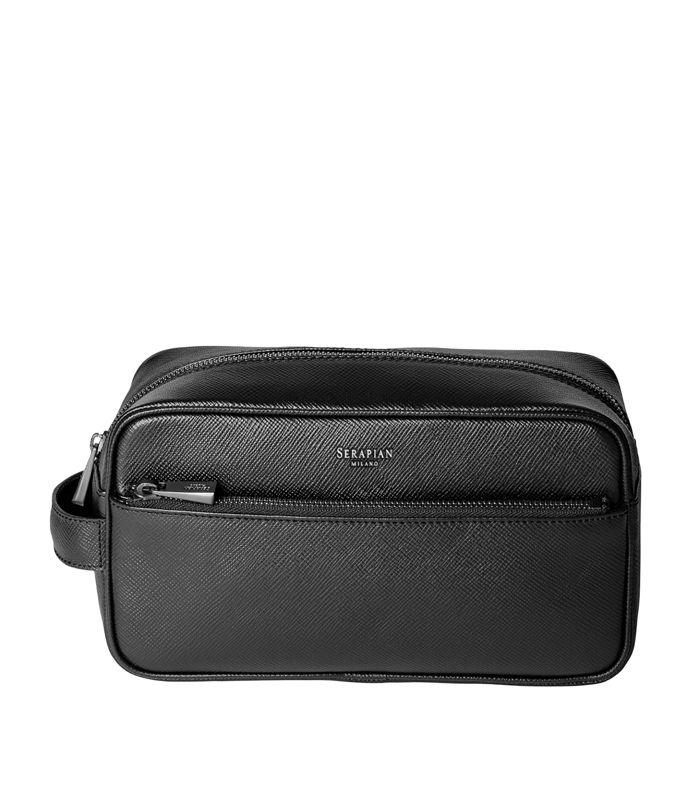 SERAPIAN LEATHER EVOLUTION WASH BAG