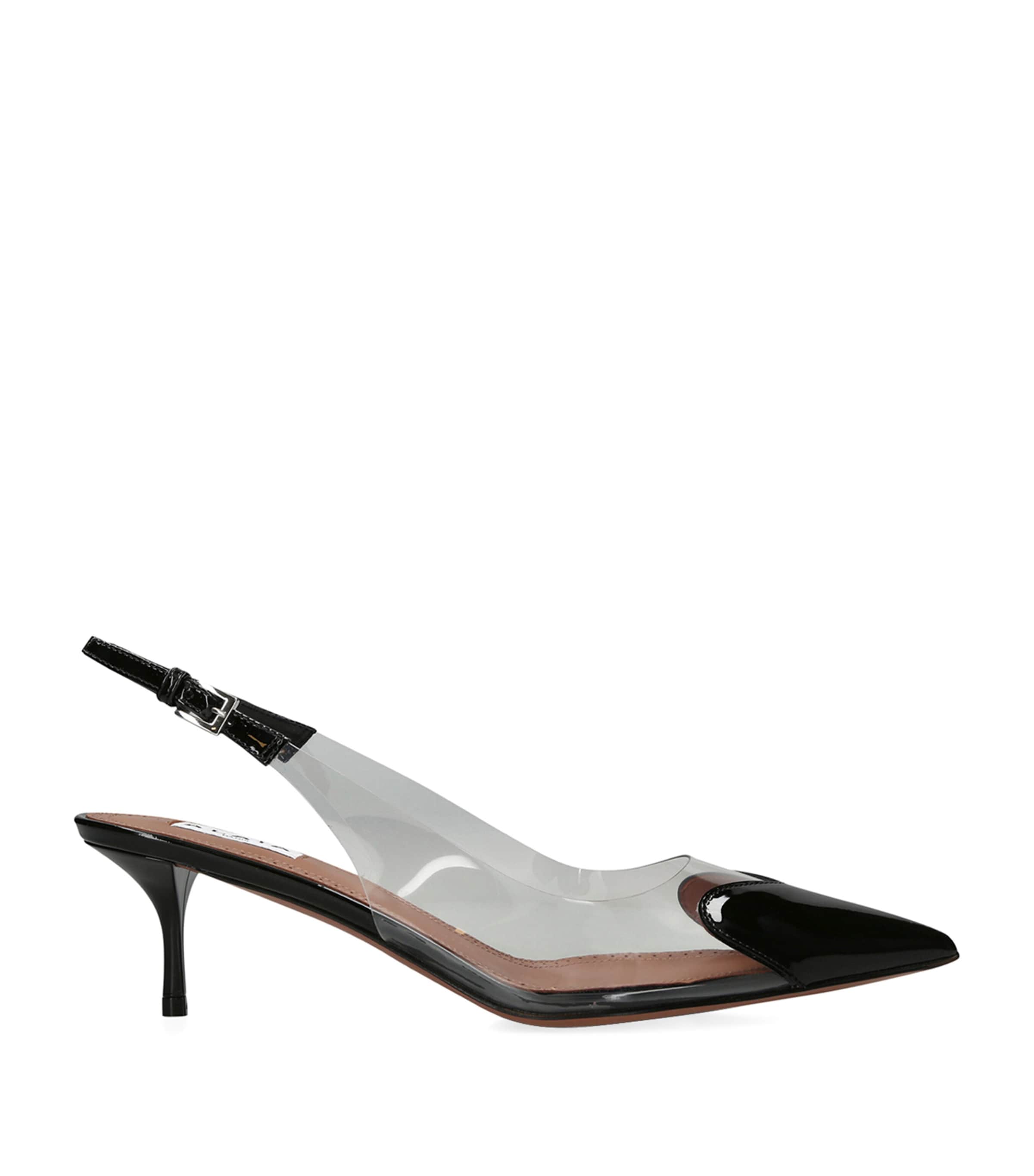 ALAÏA COEUR SLINGBACK PUMPS 55